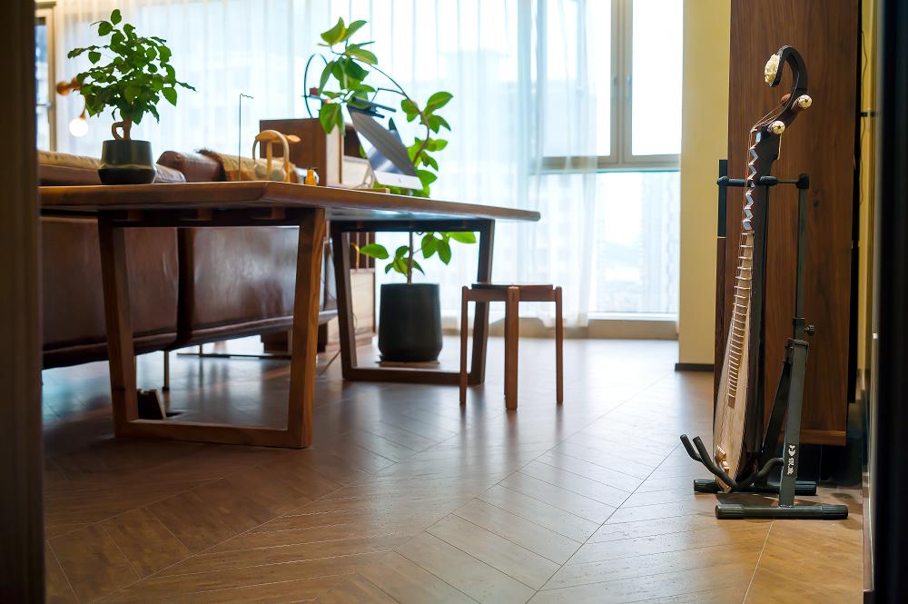 中式风新家的灵魂，居然是这块软木地板 图片16